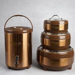 Happy Line Hot Pot & Water Cooler Set β Insulated Food Warmer & Drink Dispenser