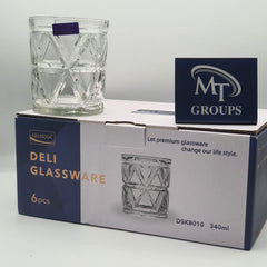 Premium Glassware Set – Pack of 12 Drinking Glasses
