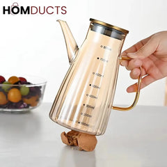Kitchen Oil Dispenser Bottle 700ml - Leakproof & Easy Pour