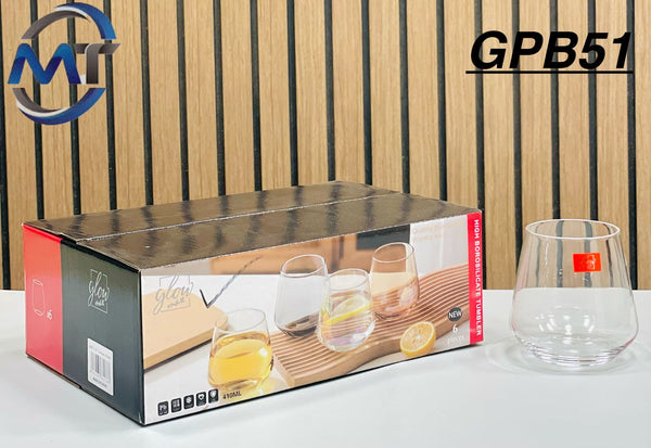 Premium Glass Set – Pack of 6 | Made in China