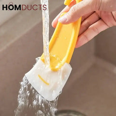 Heavy-Duty Kitchen Pan Scraper – Non-Scratch Food Residue Remover with Ergonomic Handle (Pair set)