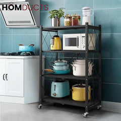 Installation Free Folding Kitchen Rack