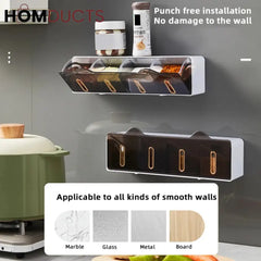 Kitchen luxury Wall Mounted Spice Box