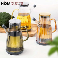 Kitchen Oil Dispenser Bottle 700ml - Leakproof & Easy Pour