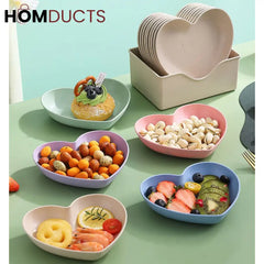 Pastel Heart-Shaped Bowl Set – Premium Luxury Dining & Serveware