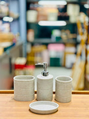 Ceramic Washroom set 4 piece