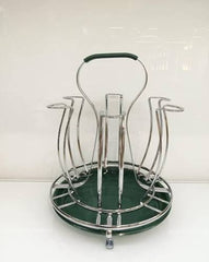 Glass stand with tray